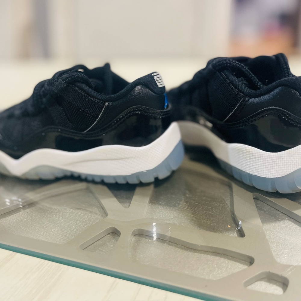 Jordan Kids Black and White Sneakers